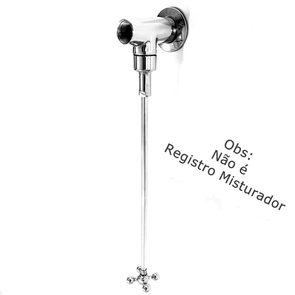 Salva Registro Externo Para Chuveiro Com Haste De 30cm 1/2