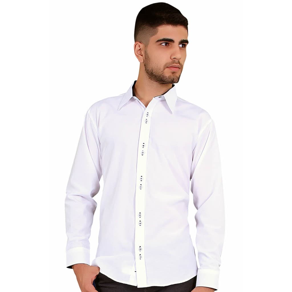 Camisa Social Masculina Manga Longa Slim