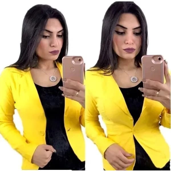 Blazer Feminina Fashion Ótima Qualidade, Bengaline