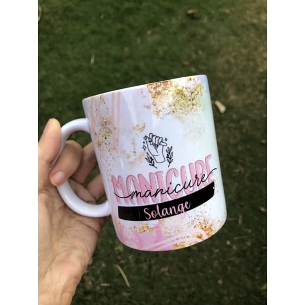 Caneca de Porcelana Várias Profissões Femininas ótimo presente