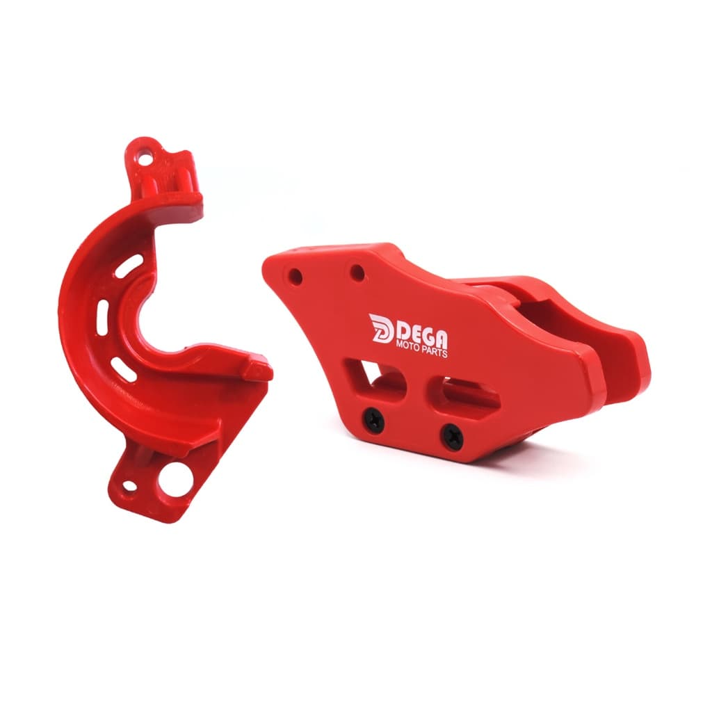 Kit Guia De Corrente Honda CRF 230  + Protetor Anti-block Pinhão Crf230 Trilha