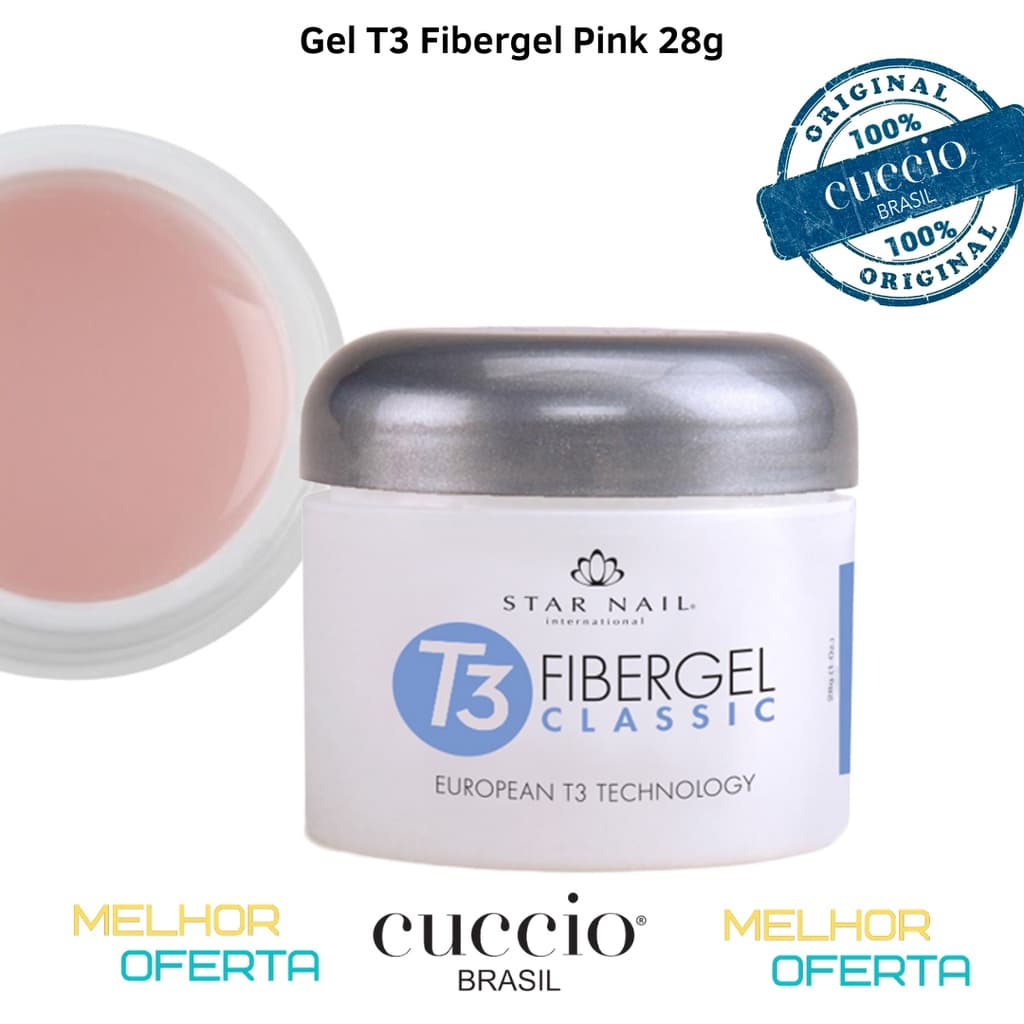 Gel T3 Fibergel Pink 28g Cuccio / Star Nail