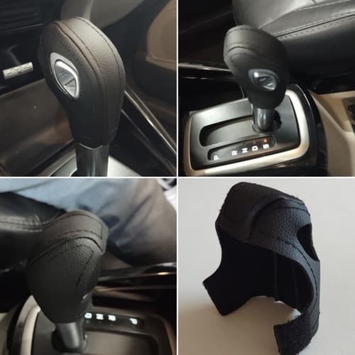 Capa Manopla Câmbio Automático New Ecosport 2015 Em Courvin