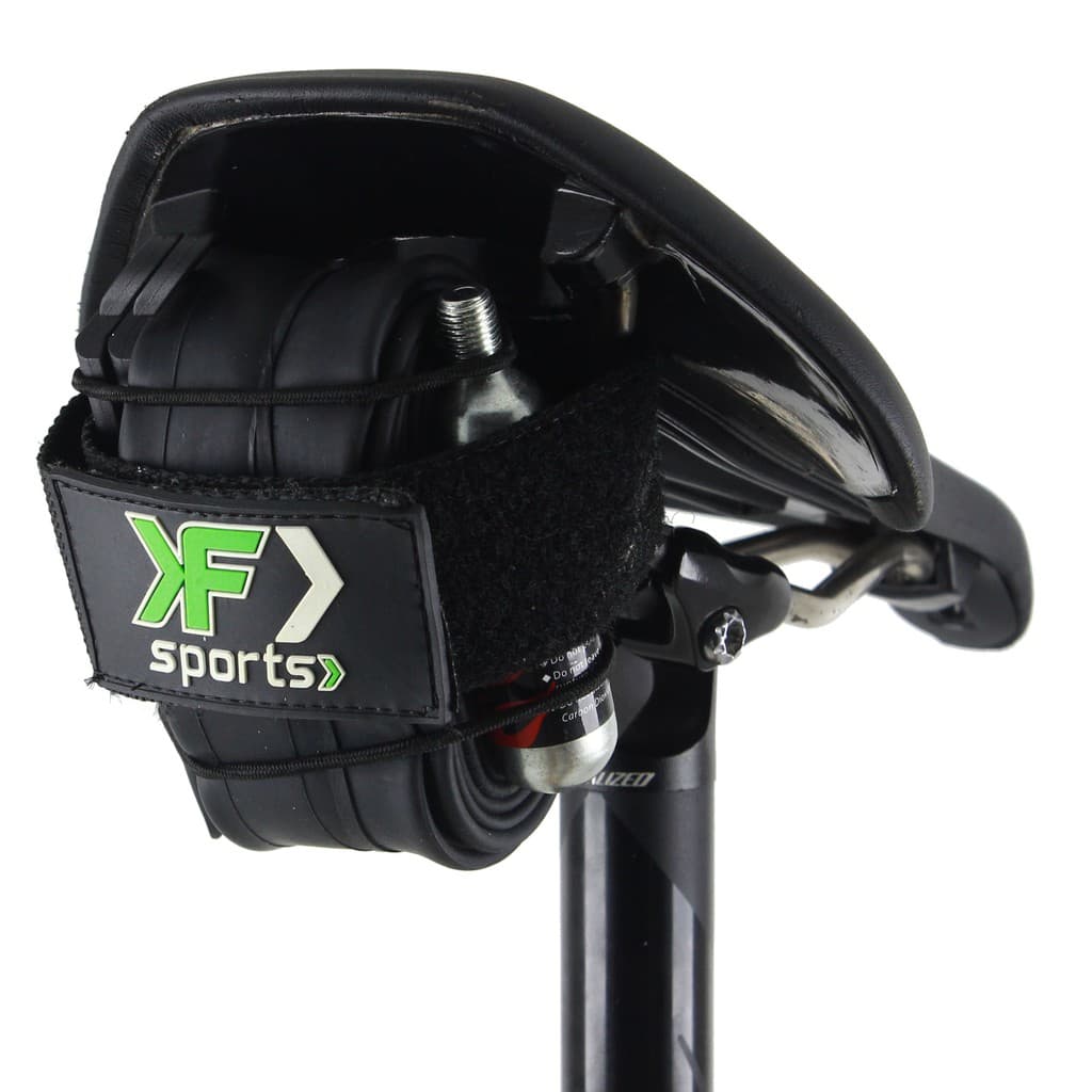 Fita Wrap Para Bike F Sports Para Carregar Kit Reparo Verde
