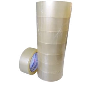 6 Fitas Adesiva Empacotadora, Transparente, Resistente ( 36mm x 100m)