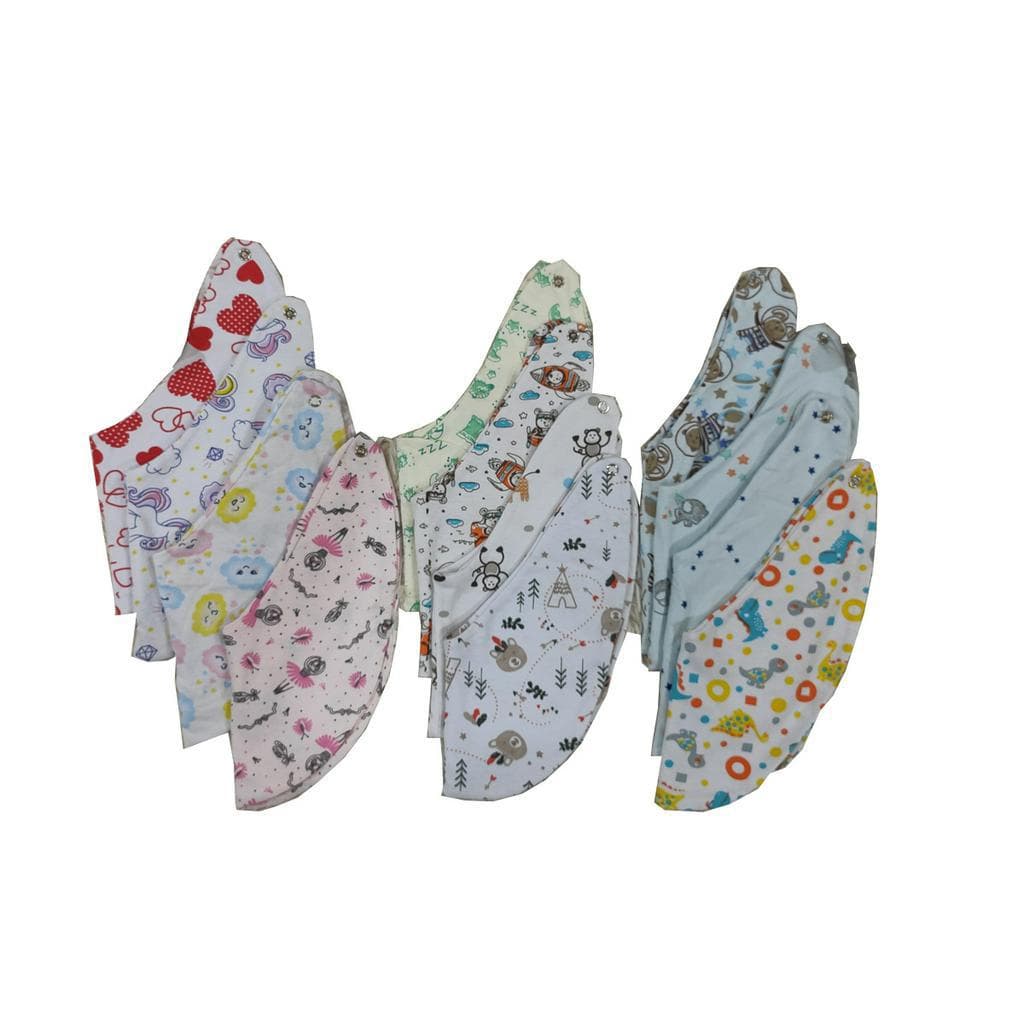 Kit 5 Babadores Bandana Menino Menina Criança babador bebê