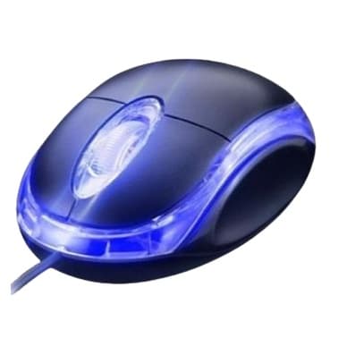Mouse LED USB COM FIO