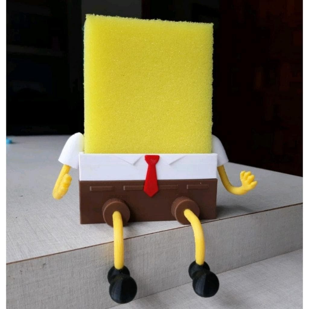 Suporte Para Bucha Bob Esponja Decorativo