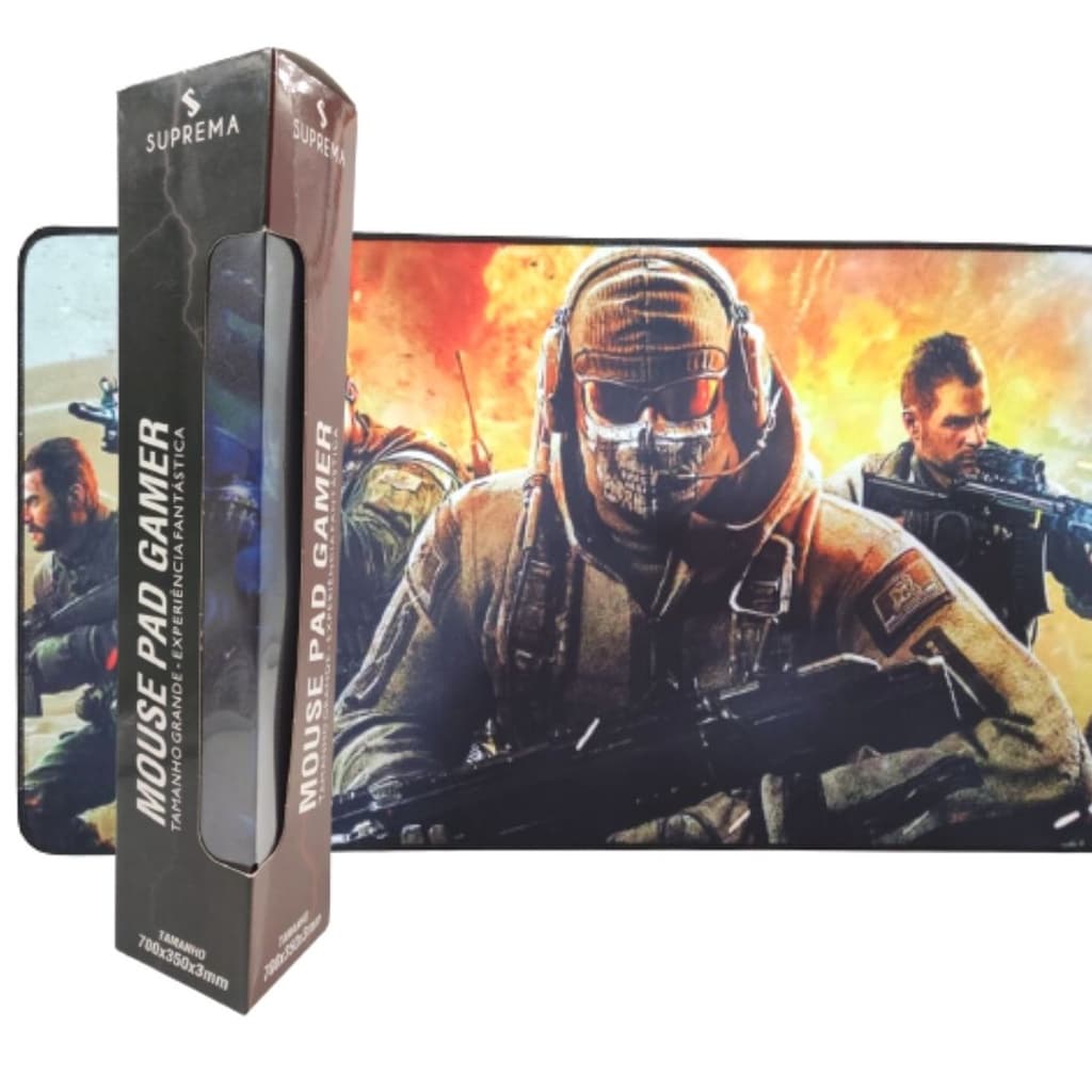 MOUSE PAD GAMER GRANDE PERSONALIZADO 70X35 ESTAMPADO COD LOL PARA TECLADO E MOUSE
