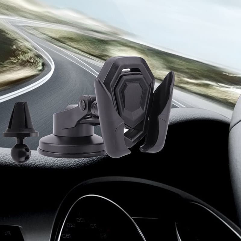Suporte dois-em-um carro ventosa carro celular vara painel de vidro único saída de ar carro carro geral GPS moda