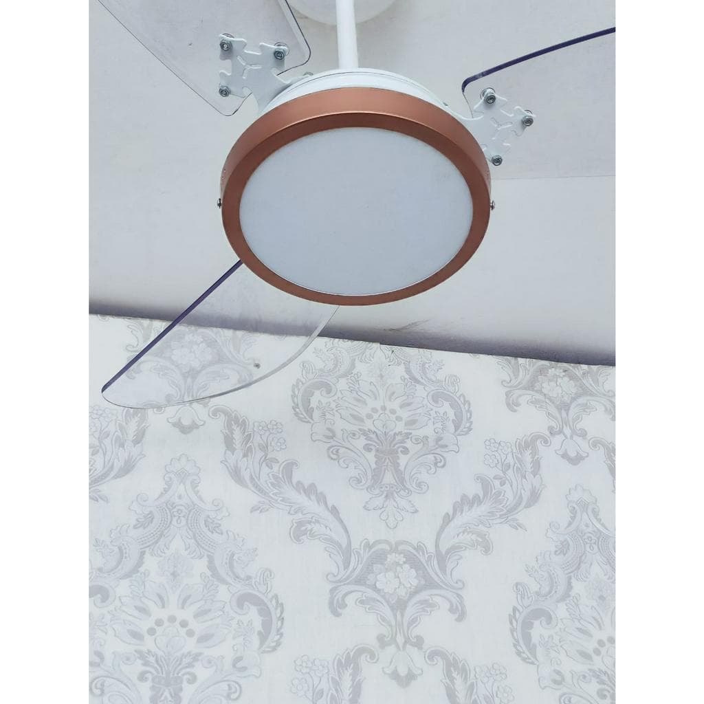 Luminária De Led 18w Para Ventilador De Teto Com Furo no Eixo Central Luminária de Teto Para Casa