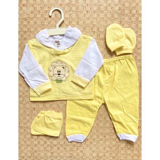 Roupa bebê - Conjunto de pagão recém nascido com 05 peças