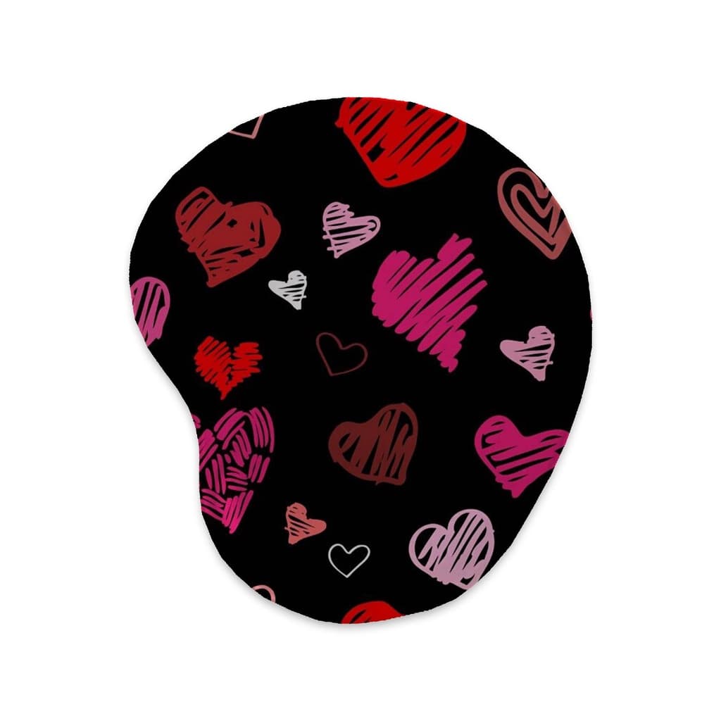 Mousepad – Coração - Ergonômico Apoio De Punho Pulso