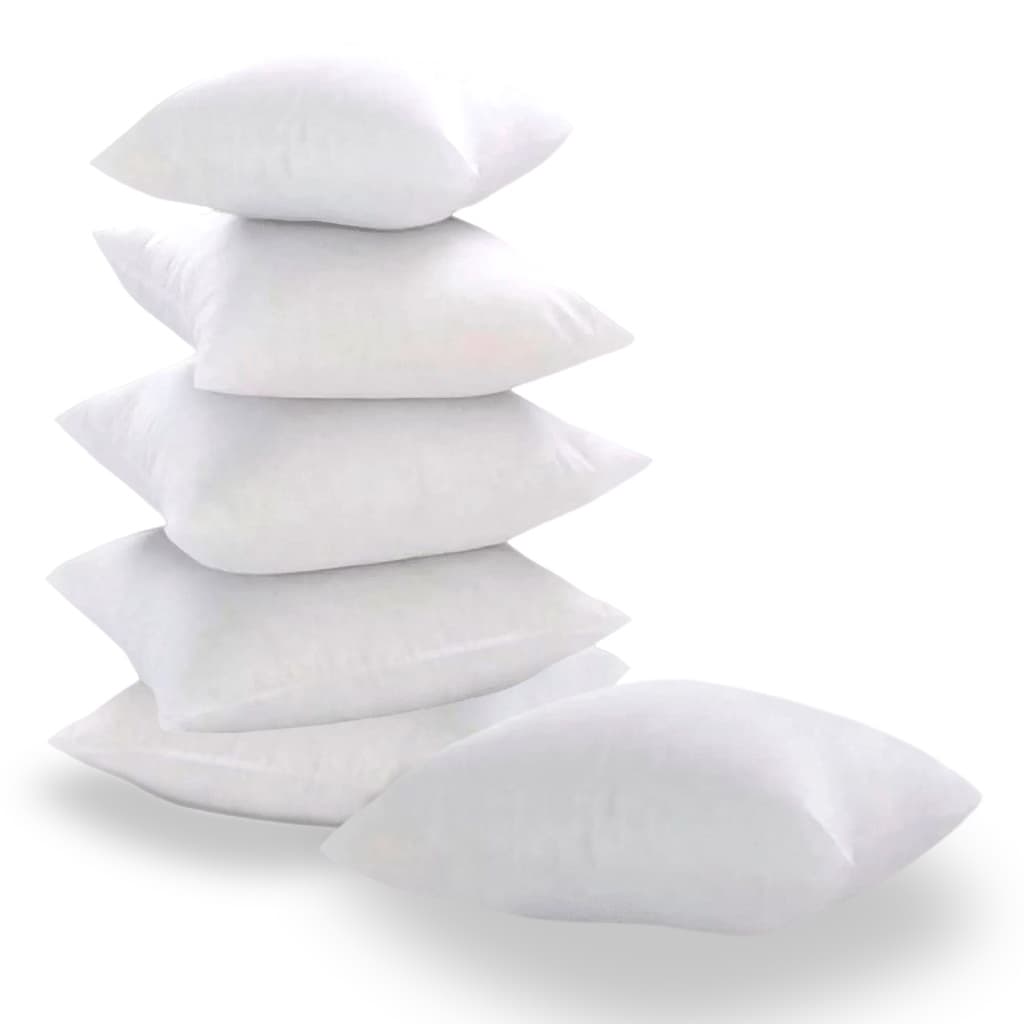 Almofada Refil Enchimento de Silicone 4 Unidades Tamanho 0,50 x 0,50 cm