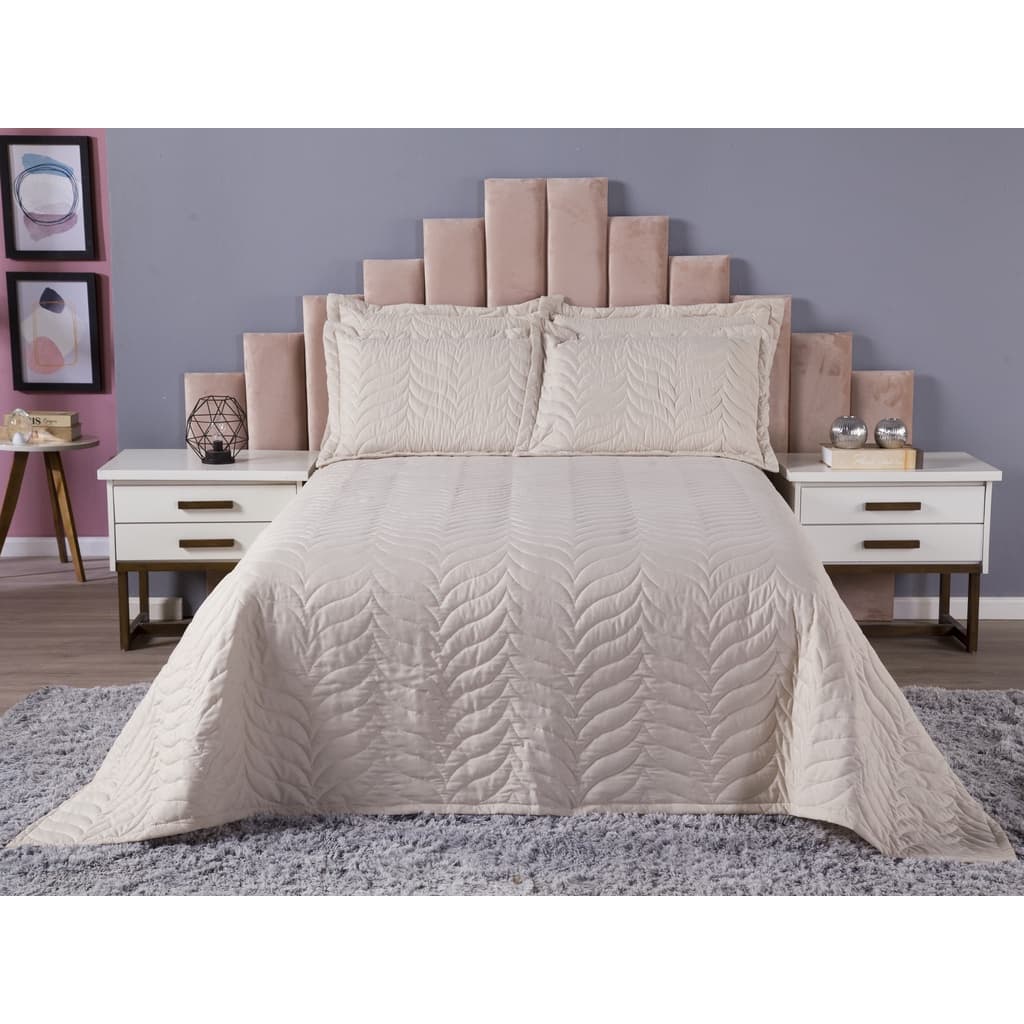 Cobre Leito Essence Super King 3 Peças Com Forro Micropercal 200 Fios Várias Cores