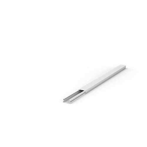 CANALETA C/ FITA  ADESIVA DUPLA FACE (COM DIVISORIA) 20X10X2000 BRANCO  - ENERBRAS - 361/2-EF