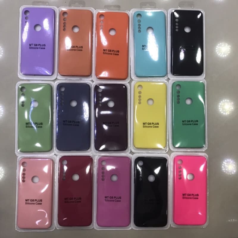 Capinha Case Para Motorola Moto G8 Plus Silicone Original Aveludada