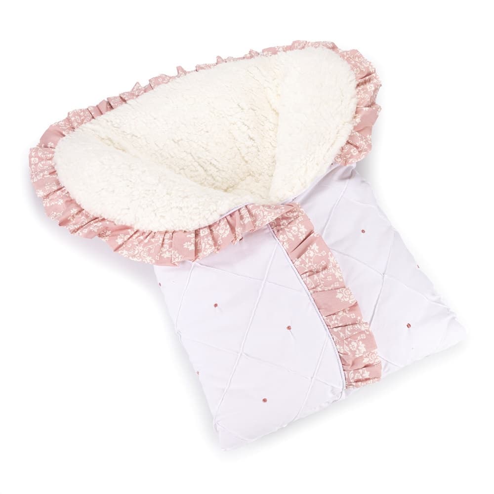 Porta Bebê Saco de Dormir Porta Bebe Menina Pele Carneiro Pelúcia Anti Alérgico Cobertor Quentinho