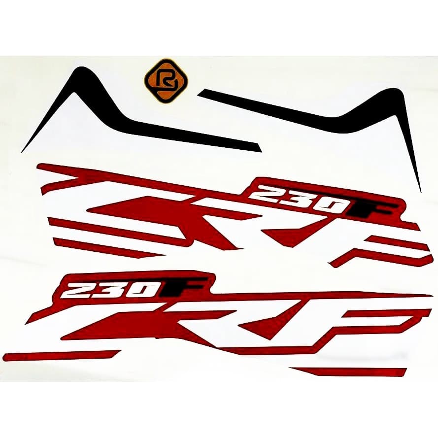 Par De Adesivos Aletas Amx Select Honda Crf 230