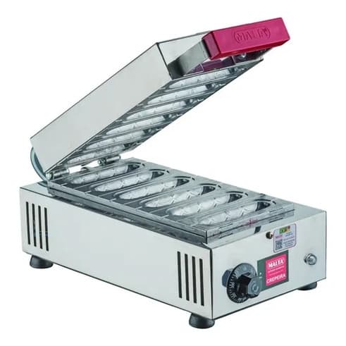 Máquina De Crepe Crepeira Elétrica 6 Cavidades