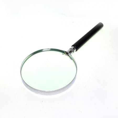 Lupa Metalica cromada Lente 100mm ø -  1173