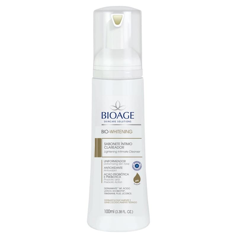 Sabonete Íntimo Clareador Bio-Whitening 100ml Sabonete Íntimo