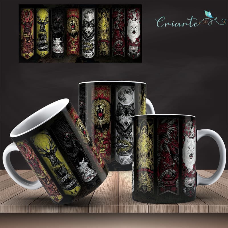Caneca Porcelana Game of Trhones Modelo #42