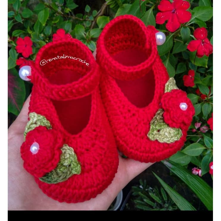 Sapatinho de Crochê para Bebê