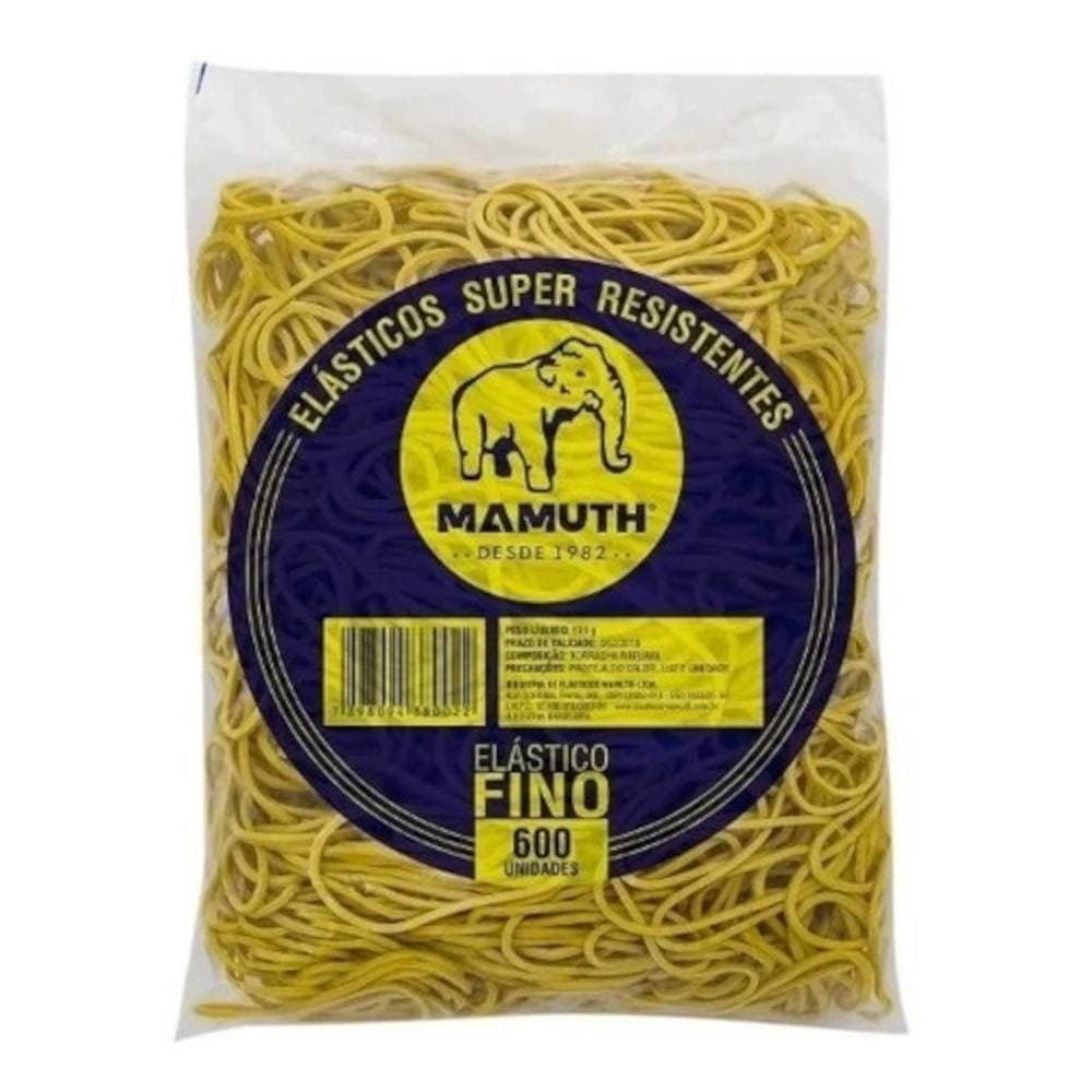 Elasticos De Borracha - Liguinha Para Dinheiro 500g 600un Mamuth