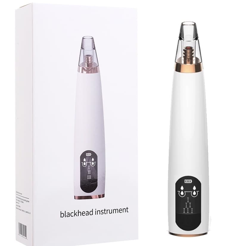 Limpador Elétrico Removedor De Cravos E Poros Elétrico Recarregável Usb Com 3 Pontas De Limpeza