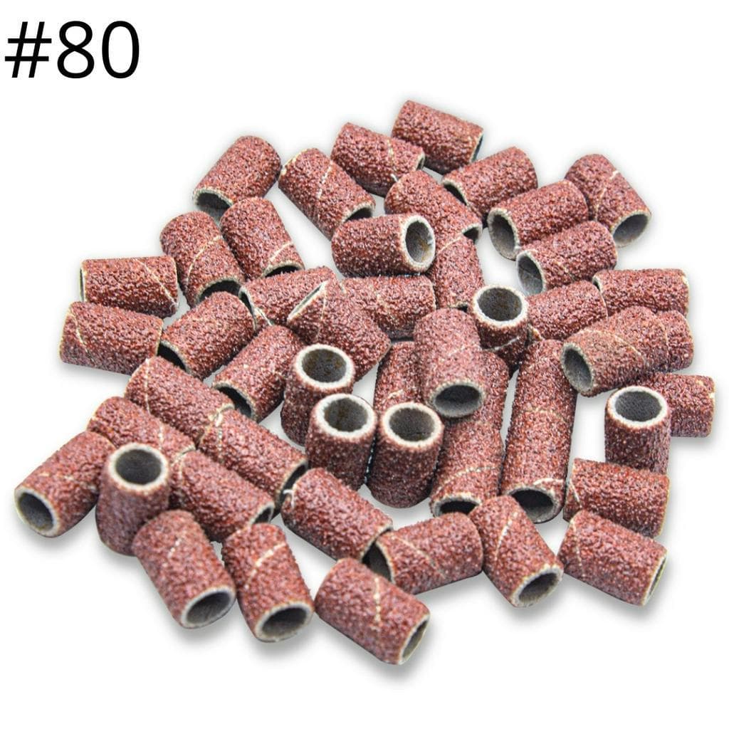 Lixa Refil para Broca Lixadeira Elétrica de Unha #80, 50 Und