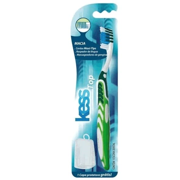 Escova Dental Kess Top Macia Ref 2071 C/ Porta Cerdas