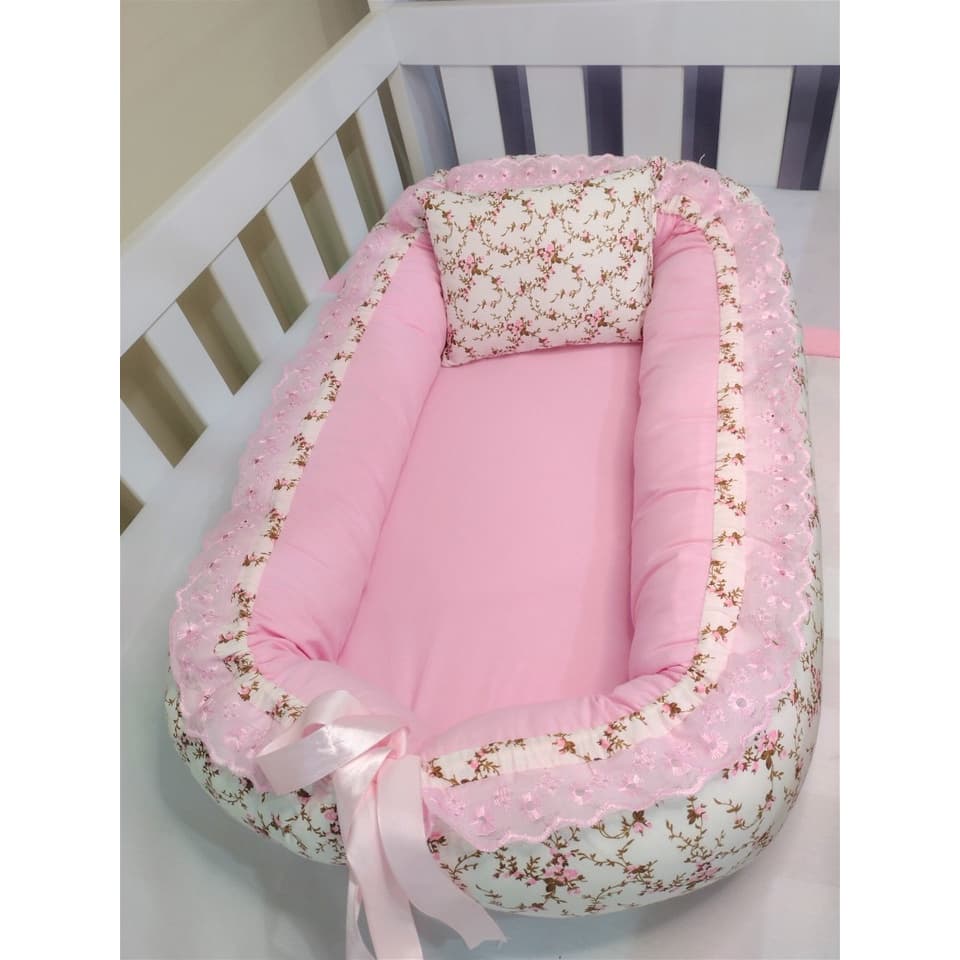 Ninho Redutor Bebê Grande 100% Algodão Príncipe Princesa Masculino Feminino com zíper