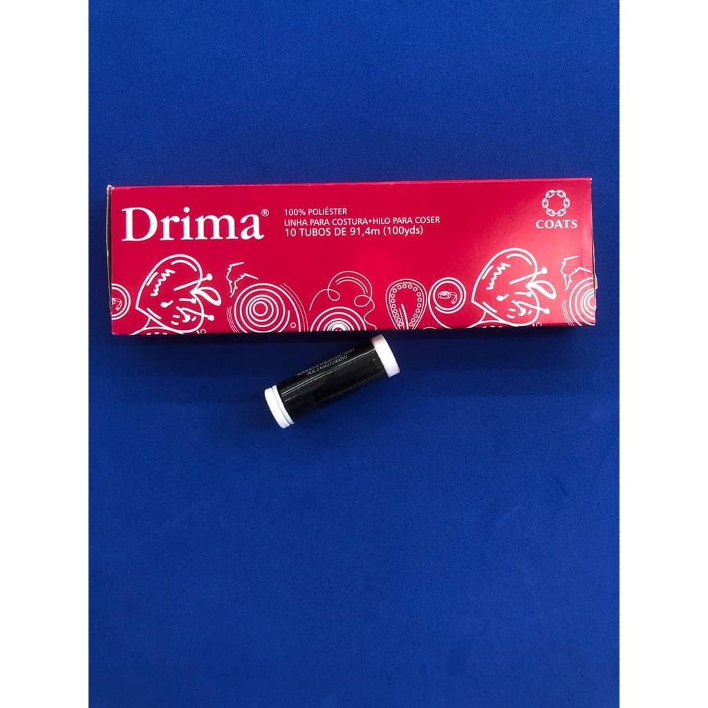 Retros de linha marca Drima 91,4 metros ( linha para costura reta)