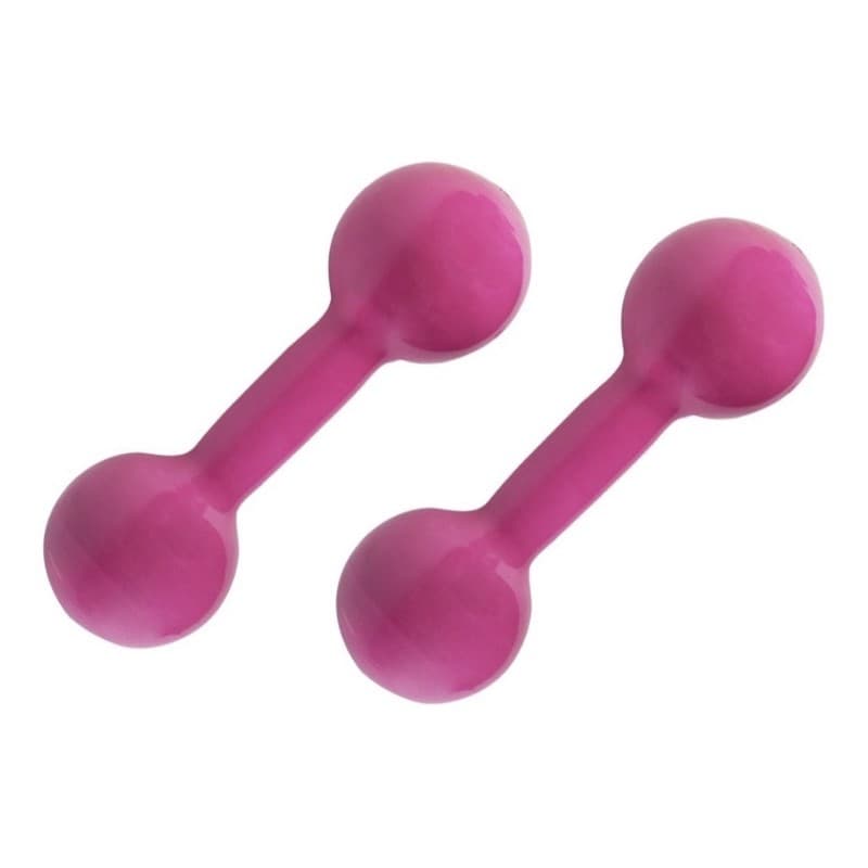 Par de halteres 1KG Rosa (2 unidades) 2kg total