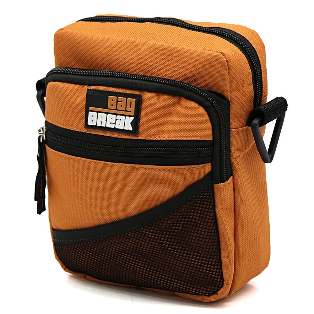 Shoulderbag Original Preta Bolsa Lateral Pronta Entrega Transversal Bag Break Tiracolo Compacta Casual Unissex