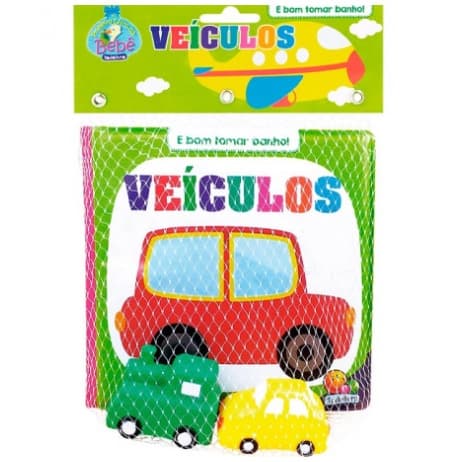 Livro de banho - Coleção Veículos