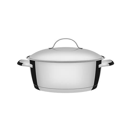 Caçarola Rasa Inox 22cm 3,3L Allegra Tramontina 62653/220
