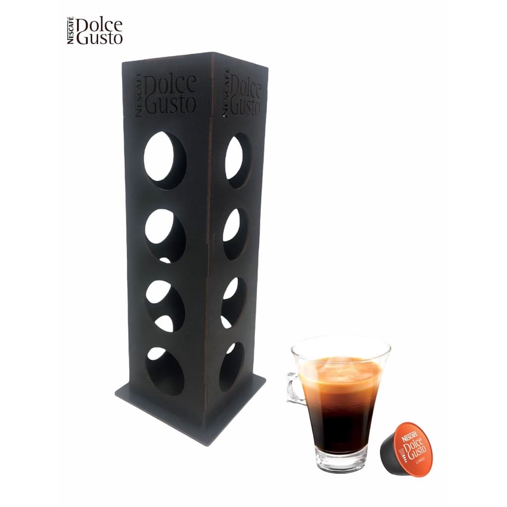 Suporte Capsula Dolce Gusto Decoração Cozinha Preta