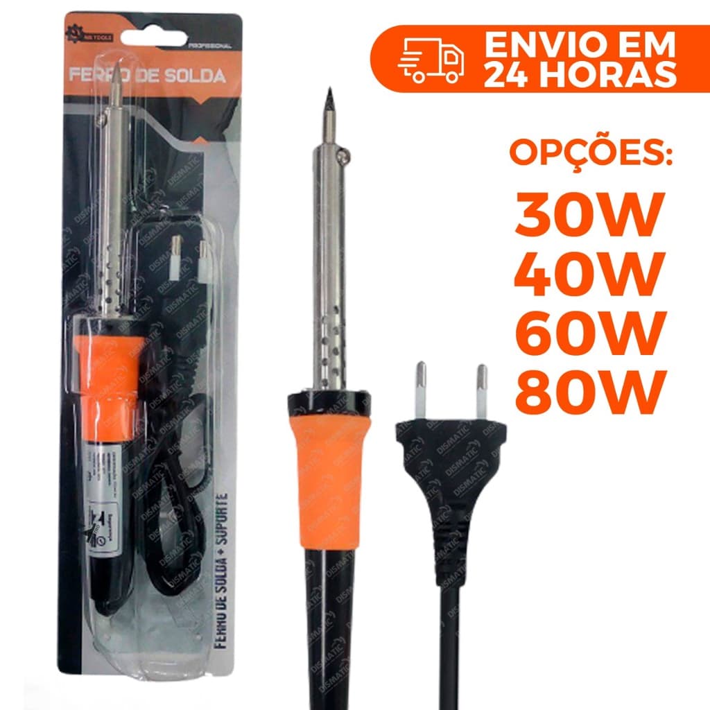 Ferro de Solda 30w 40w 60w 80w 110v 220v Profissional INMETRO