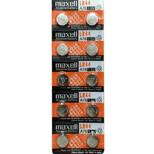 Bateria P/ Relogios  A76/lr44 Maxel kit com 10 unids