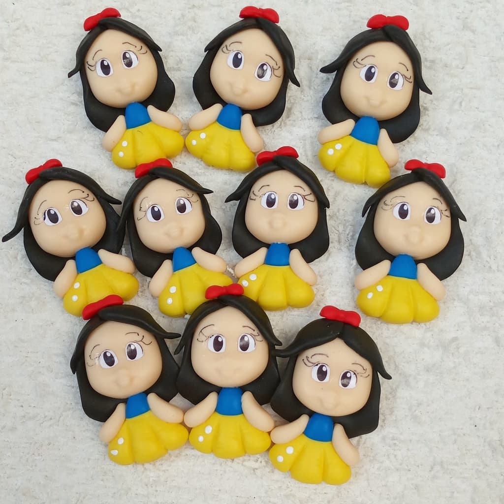 Apliques de biscuit da Branca de neve -apliques da Branca de neve - lembrancinha da Branca de neve