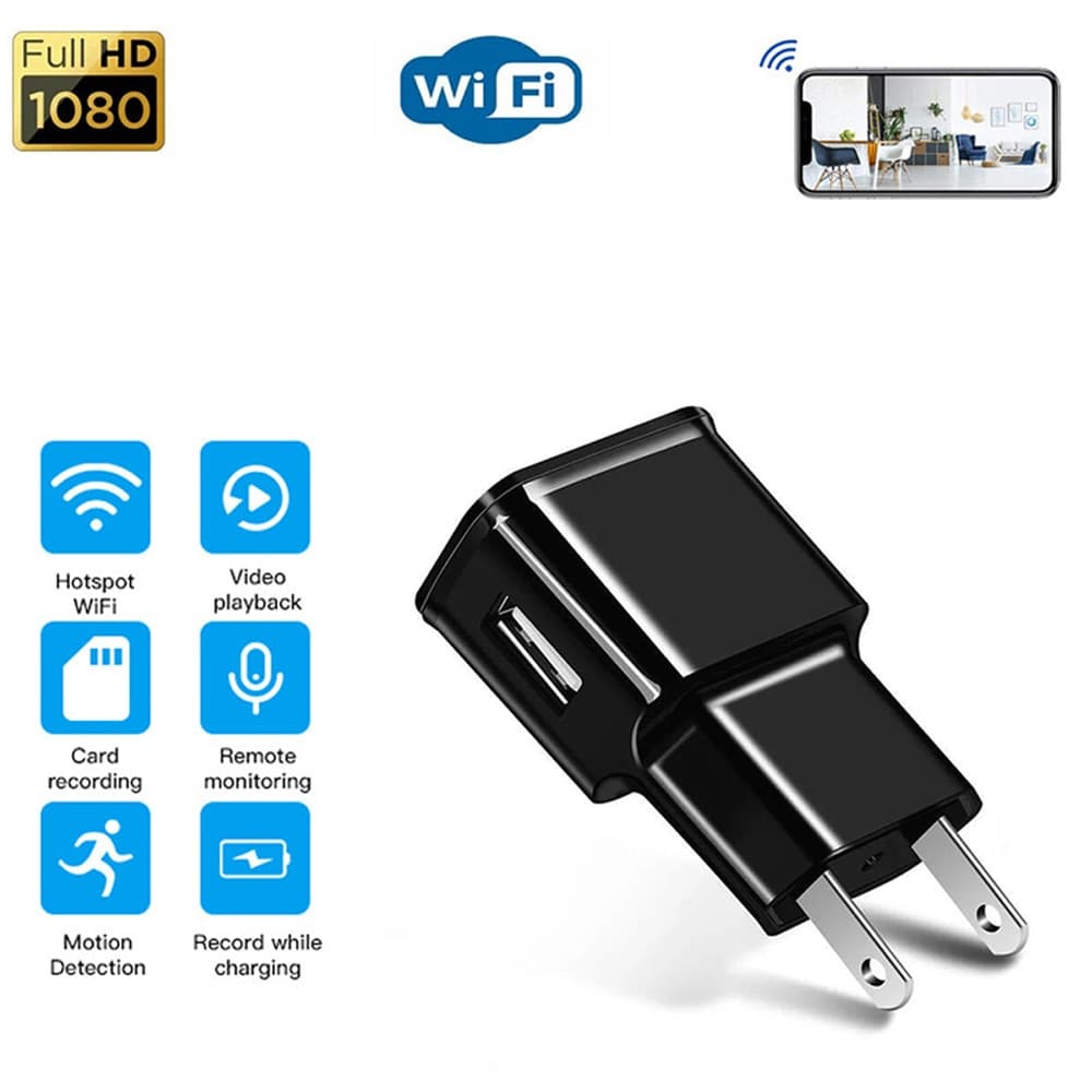 2025 Novo 1080P Mini Câmera Plug Câmeras De Vigilância Com wifi USB Ação Segurança Filmadora Gravador Vídeo Sem Fio Port