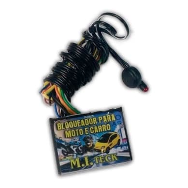 Alarme Bloqueador Moto/ Carro Anti Furto Com Senha Alarme