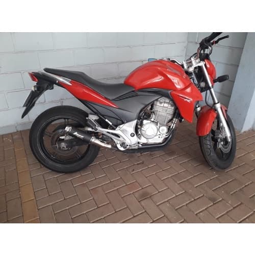 Ponteira Esportiva CB300 CB300R Escapamento HP Racing Ronco Forte Design Premium Honda Moto