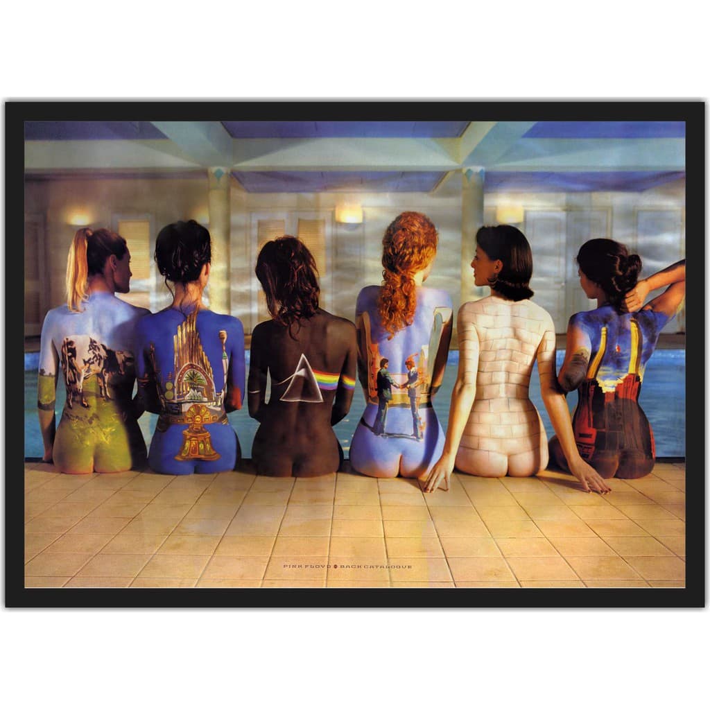 Quadro Decorativo Bandas Rock Pink Floyd Com Moldura T003 PP