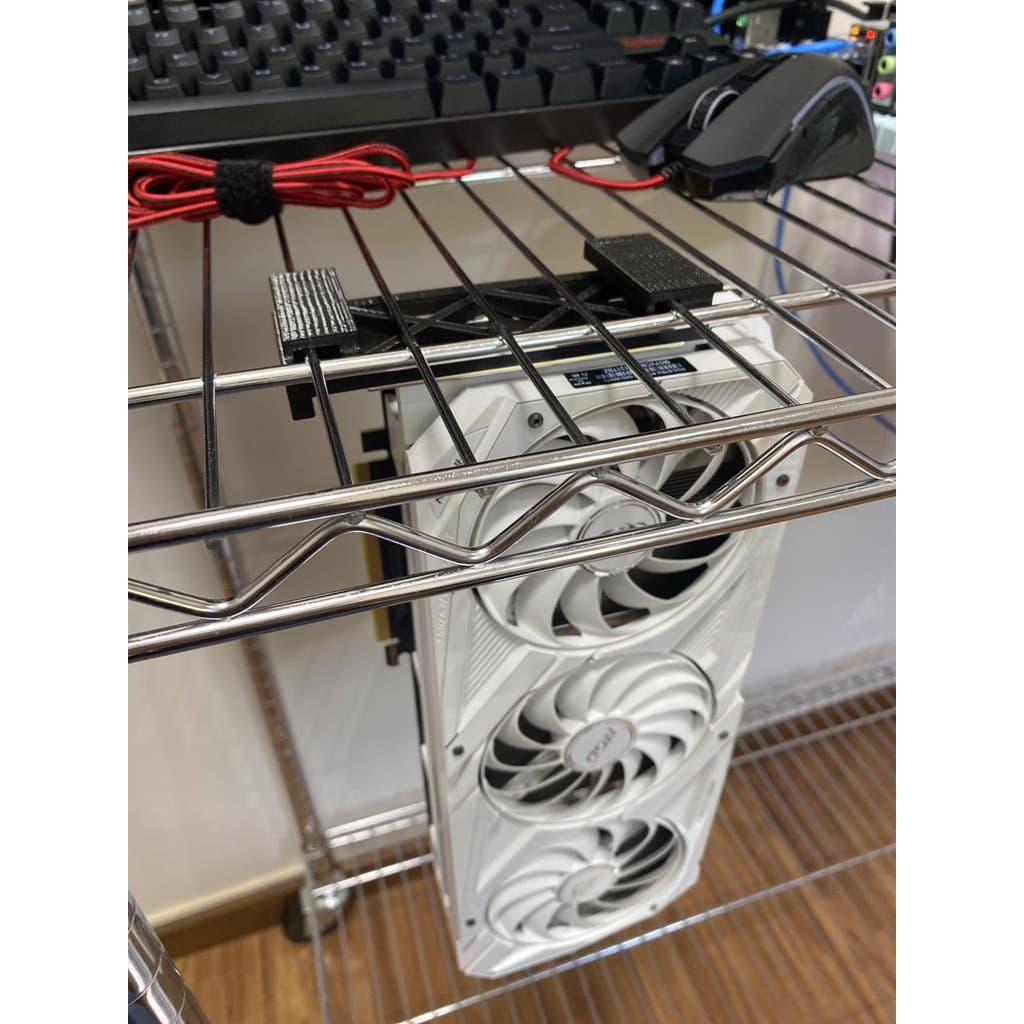 Suporte Placa De Video Para Estante De Mineração