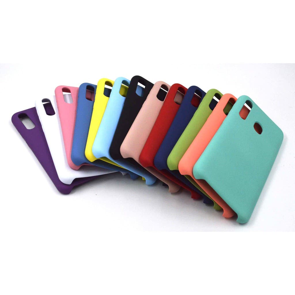 Capinha Samsung galaxy A20/A30 silicone aveludada por dentro varias cores capa case celular