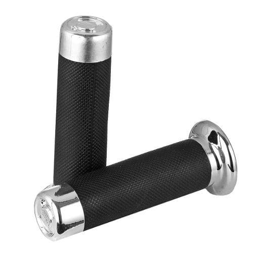 Manopla Punho Moto Custom Retro Vintage Pro Tork Para Guidão 22 mm ( Par )