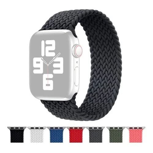 Pulseira Trançada 38/40mm Para Smartwatch 38mm 40mm Braided Solo Loop